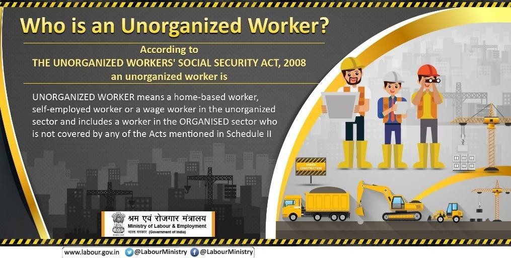 who is an unorganized worker
